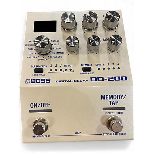 Used BOSS DD200 Digital Delay Effect Pedal