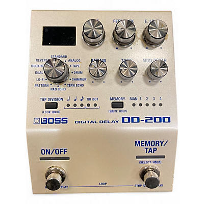Used BOSS DD200 Digital Delay Effect Pedal