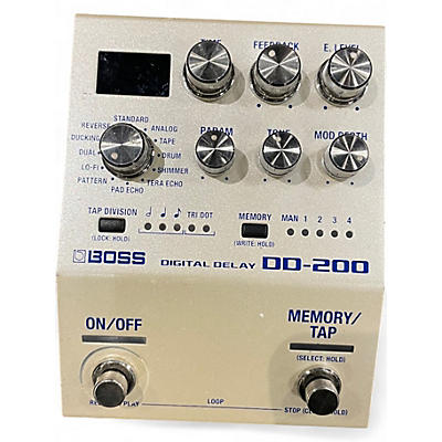 Used BOSS DD200 Digital Delay Effect Pedal