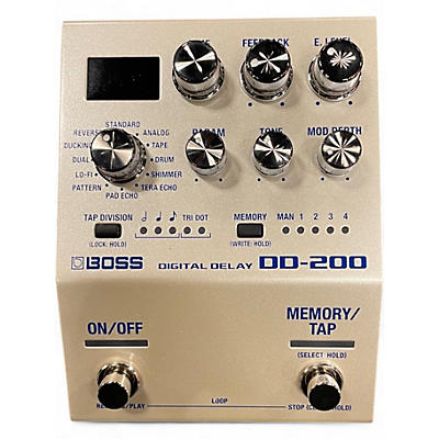 Used BOSS DD200 Digital Delay Effect Pedal