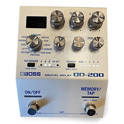 Used BOSS DD200 Digital Delay Effect Pedal