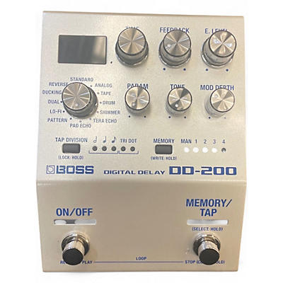 Used BOSS DD200 Digital Delay Effect Pedal