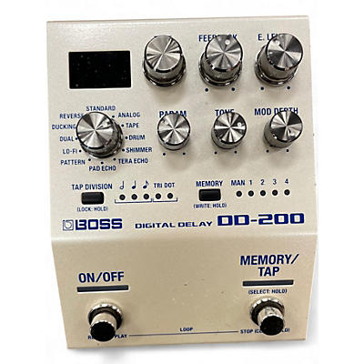 Used BOSS DD200 Digital Delay Effect Pedal