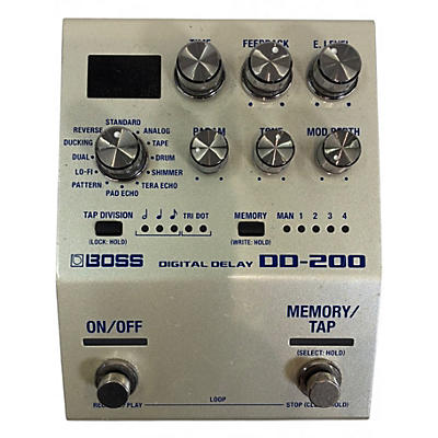 Used BOSS DD200 Digital Delay Effect Pedal
