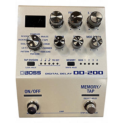 Used BOSS DD200 Digital Delay Effect Pedal