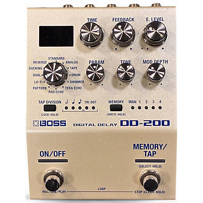Used BOSS DD200 Digital Delay Effect Pedal
