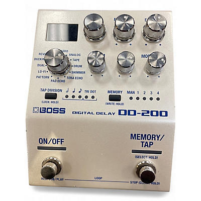 Used BOSS DD200 Digital Delay Effect Pedal