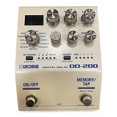 Used BOSS DD200 Digital Delay Effect Pedal