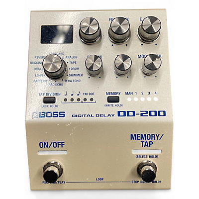 Used BOSS DD200 Digital Delay Effect Pedal
