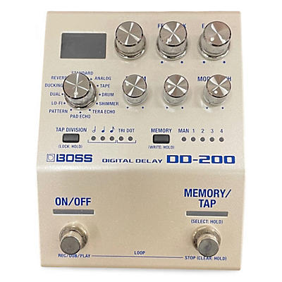 Used BOSS DD200 Digital Delay Effect Pedal