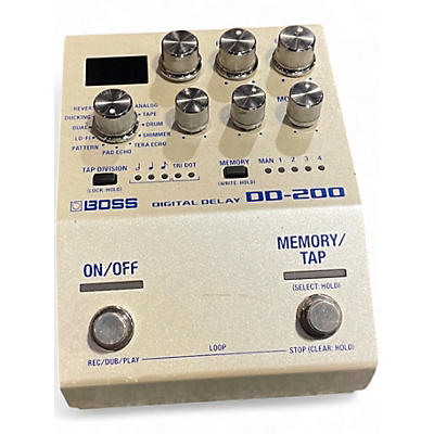 Used BOSS DD200 Digital Delay Effect Pedal