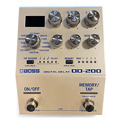 Used BOSS DD200 Digital Delay Effect Pedal
