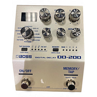 Used BOSS DD200 Digital Delay Effect Pedal