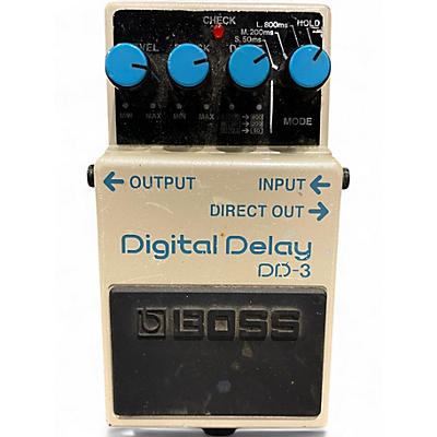 Used BOSS DD3 Digital Delay Effect Pedal