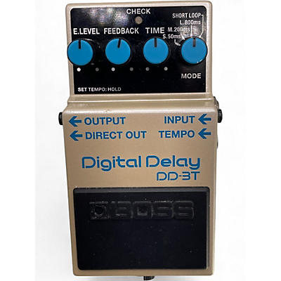 Used BOSS DD3T Digital Delay Effect Pedal