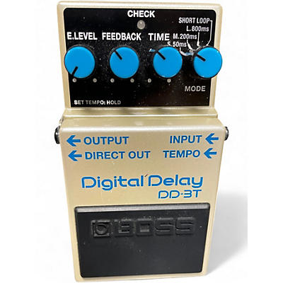 Used BOSS DD3T Digital Delay Effect Pedal