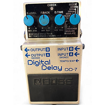 Used BOSS DD7 Digital Delay Effect Pedal