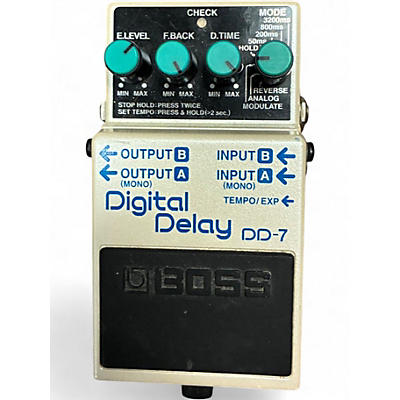 Used BOSS DD7 Digital Delay Effect Pedal
