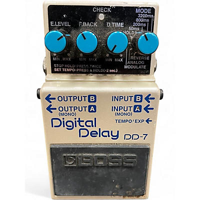 Used BOSS DD7 Digital Delay Effect Pedal