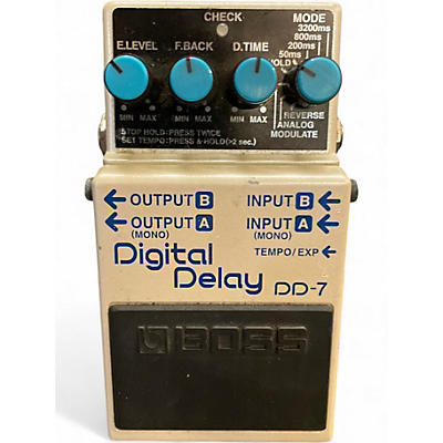 Used BOSS DD7 Digital Delay Effect Pedal