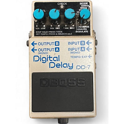 Used BOSS DD7 Digital Delay Effect Pedal