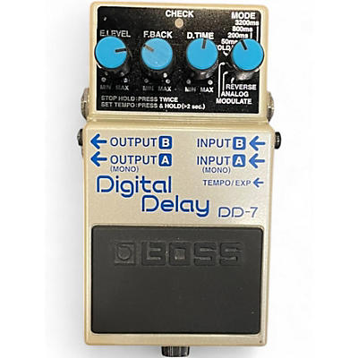 Used BOSS DD7 Digital Delay Effect Pedal
