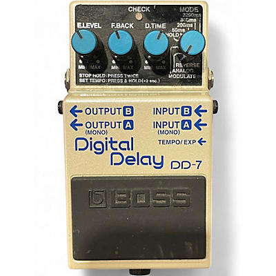 Used BOSS DD7 Digital Delay Effect Pedal