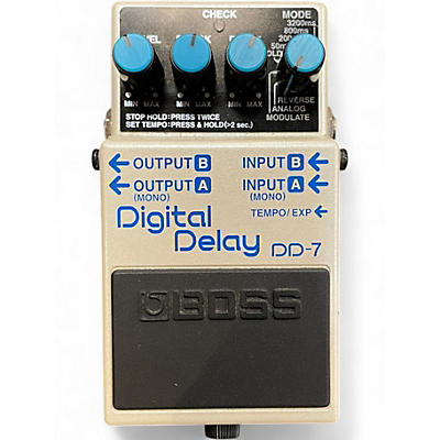 Used BOSS DD7 Digital Delay Effect Pedal