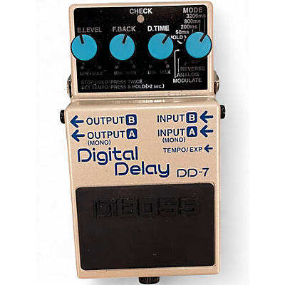 Used BOSS DD7 Digital Delay Effect Pedal