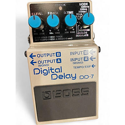 Used BOSS DD7 Digital Delay Effect Pedal