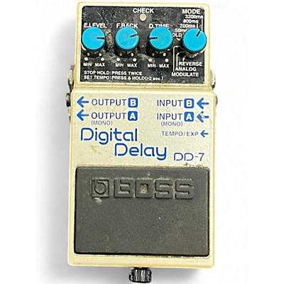 Used BOSS DD7 Digital Delay Effect Pedal