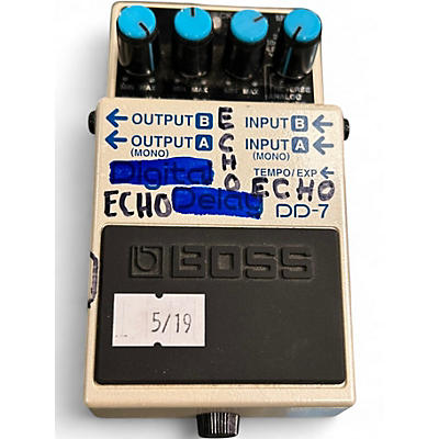 Used BOSS DD7 Digital Delay Effect Pedal