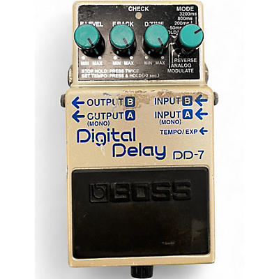Used BOSS DD7 Digital Delay Effect Pedal