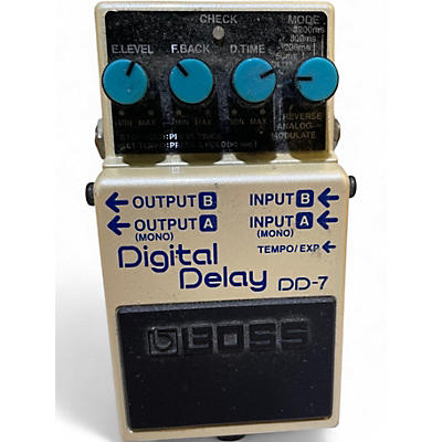 Used BOSS DD7 Digital Delay Effect Pedal