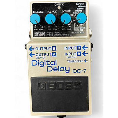 Used BOSS DD7 Digital Delay Effect Pedal
