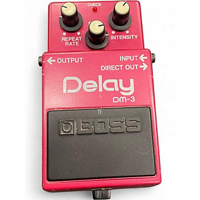 Used BOSS DM3 GREEN LABEL Effect Pedal