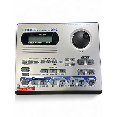 Used BOSS DR3 Dr Rhythm Drum Machine