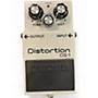 Used BOSS DS1 Limited-Edition Metallic White Effect Pedal