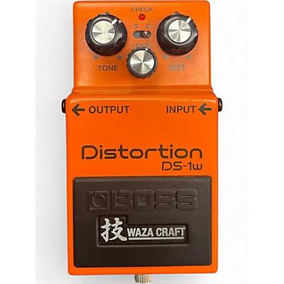 Used BOSS DS1W DISTORTION WAZA CRAFT Effect Pedal