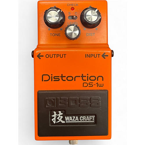 Used BOSS DS1W DISTORTION WAZA CRAFT Effect Pedal