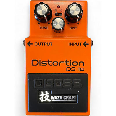 Used BOSS DS1W DISTORTION WAZA CRAFT Effect Pedal