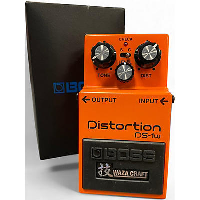 Used BOSS DS1W WAZA DISTORTION Effect Pedal