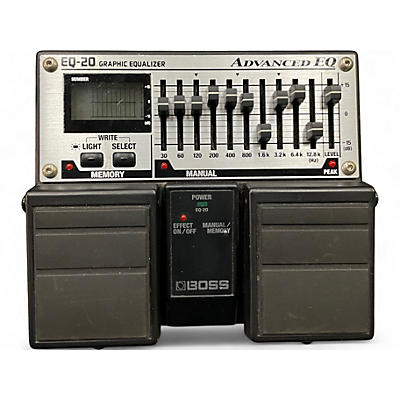 Used BOSS EQ20 Graphic Equalizer Pedal
