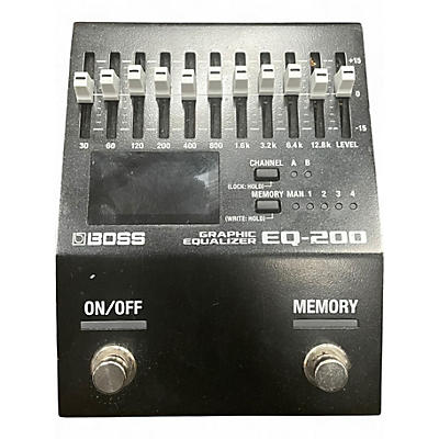 Used BOSS EQ200 Graphic Equalizer Pedal