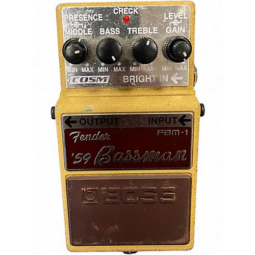 Used BOSS FBM1 Fender 59 Bassman Effect Pedal