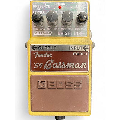 Used BOSS FBM1 Fender 59 Bassman Effect Pedal