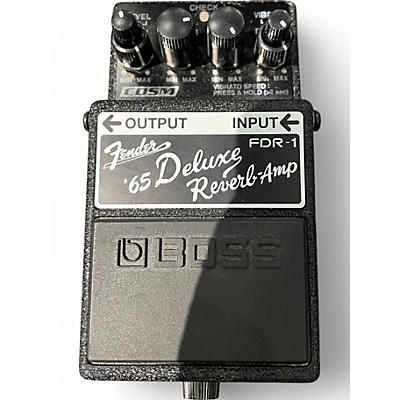 Used BOSS FDR1 Fender 65 Deluxe Reverb Effect Pedal