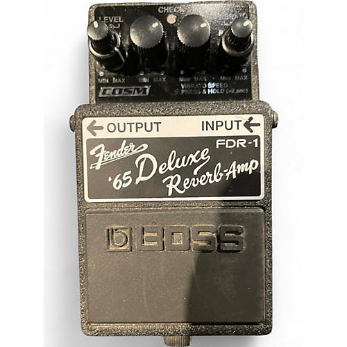 Used BOSS FDR1 Fender 65 Deluxe Reverb Effect Pedal
