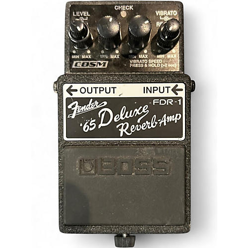 Used BOSS FDR1 Fender 65 Deluxe Reverb Effect Pedal