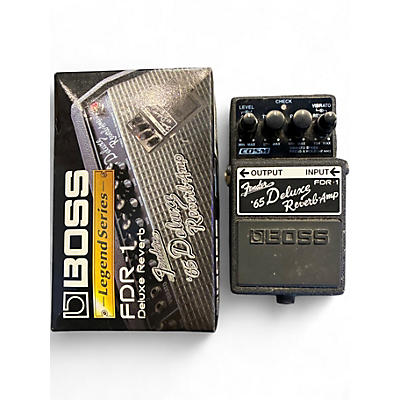 Used BOSS FDR1 Fender 65 Deluxe Reverb Effect Pedal
